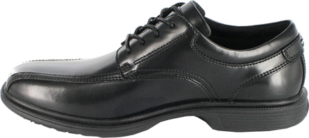 nunn bush men's bartole street bicycle toe oxford lace up with kore slip resistant comfort technology, black, 10 wide us - image 3 of 7