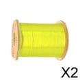 thumbnail image 1 of 2xHilo De Filamentos Para Atado De Moscas, Hilo Fluorescente, Accesorios De Material Para Atado De Moscas, Amarillo, 1 of 8