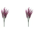 thumbnail image 2 of maskred 2x Beautiful Home Decoration Artificial Flowers For Lasting Charm Low red lotus 2Set, 2 of 6