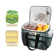 thumbnail image 2 of FORMRS Insulated Cooler Bag 24 Cans Capacity Soft Leakproof Lunch Box with Side Pockets, Forest House, 2 of 7