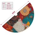thumbnail image 3 of Yiaed Sunflower Bald Eagle Print Christmas Tree Skirt , Tree SkirtsTree Mat for Christmas Winter Holiday Indoor Decorations-48", 3 of 7