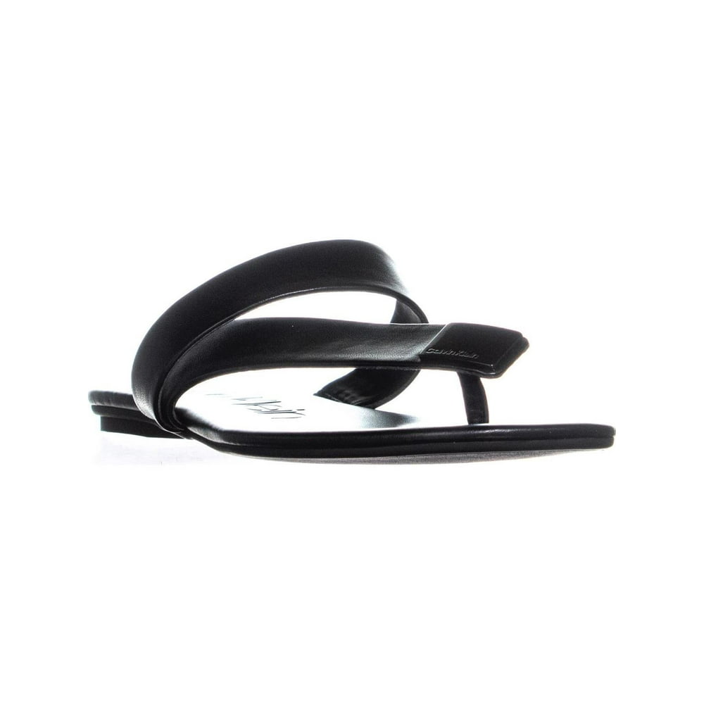 calvin klein saurin flat sandals