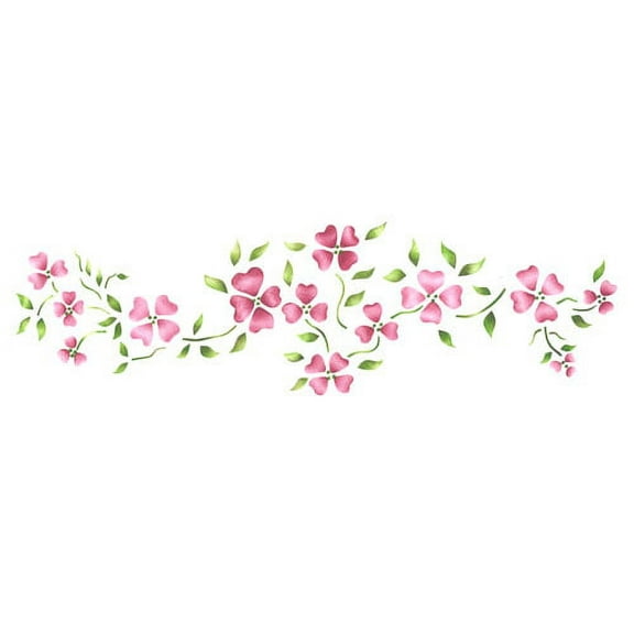 Dogwood Wall Stencil SKU #716 by Designer Stencils
