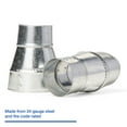 thumbnail image 3 of Panasonic Fv-Vs43r 24 Gauge Fire Code Rated Duct Adaptor For Panasonic Whisper Value And, 3 of 3