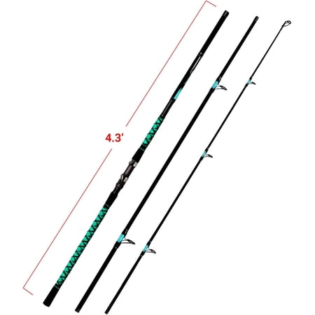 Surf Fishing Rod Portable Travel Spinning Carbon Fiber Saltwater Rod 9ft-15ft Multi-Piece