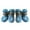 Blue, variant on 4Pcs Pet Shoes Solid Color Anti-slip Breathable Dog Mesh Boots for Summer