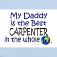 thumbnail image 2 of CafePress - Best Carpenter In The World (Daddy) Infant Bodysui - Baby Light Bodysuit, Size Newborn - 24 Months, 2 of 4