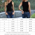 thumbnail image 2 of Uhndy Womens Summer Tank Tops Sexy Ribbed Tee Top Basic T-Shirts for Girl-LQ, 2 of 6