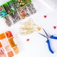 thumbnail image 3 of 100Pcs Eye Pins Jewelry Making Pin Heads Eye Jewelry Head Pins for DIY Jewelry Making, 3 of 9