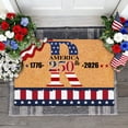 thumbnail image 2 of SIfdSeng Custom Last Name Doormat for 4th of July Patriotic Front Door Welcome Mat with and Design, 2 of 8