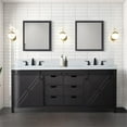 thumbnail image 2 of Lexora Home Marsyas 80" Vanity Cabinet in Brown, 2 of 8