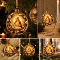thumbnail image 6 of Christmas Lighted Decorative Ball, LED Glowing Ornament for Tree Window Ceiling Porch, Battery Powered Festive Light Ball for Holiday Party Home Ambiance Enhancement,Z022, 6 of 7