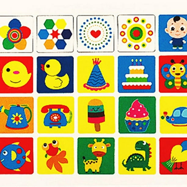 Estimulación visual Montessori Tarjetas de actividades de