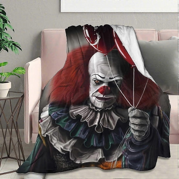 Ultra Soft Flannel Blanket Pennywise Old Bedroom Living Room Sofa Warm Throw BlanketLarge for Adult -W25-SYS21952 26s