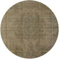 thumbnail image 1 of Ahgly Company Machine Washable Indoor Round Industrial Modern Dark Almond Brown Area Rugs, 3' Round, 1 of 7