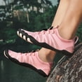 thumbnail image 3 of Lightweight Barefoot Shoes for Women Men Breathable Non Slip Athletic Footwear Wide Toe Box Water Shoes for Hiking Pink Size 6, 3 of 8
