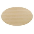 thumbnail image 3 of Dining Table, Oval, Wood, Black Brown Natural, Modern Contemporary Urban Design, Kitchen Room Cafe Bistro Restaurant Hospitality, 3 of 6