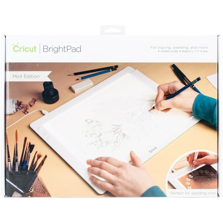 Cricut Bright Pad - Mint - Lightweight, durable Cricut bright pad with adjustable LED light