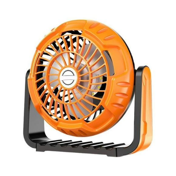 Binwennn Outdoor Camping Fan Light Tent Can Be Hung With Small Fan Large Capacity Infinitely Adjustable Speed Charging Fan Lighting Retro Fan Small Metal Fan 12 Twin Window Fan Reversible Airflow with