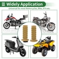 thumbnail image 7 of Unique Bargains 1" 25mm 1.1" 28mm Motorcycle Hand Grips Cover Kit Non Slip TPU Handlebar Grips for Motorcycle Scooter Bicycle ATV Khaki 1 Set, 7 of 7