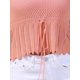 thumbnail image 5 of INSPIRAR CHIC Suéter Corto Sin Mangas de Crochet con Lazo Frontal para Verano Playa L Rosa, 5 of 6