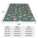 thumbnail image 3 of Balery Santa Hat Joy Green Festive Manta de Felpa Suave y Acogedora – Cobija de Franela Aterciopelada para Cama, Lavable y Cálida para Sofá, Mascotas, Transpirable-40"x30", 3 of 7