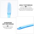thumbnail image 4 of 12pcs Practical Manual Toothbrush Hard Bristles Toothbrush for Adult Teeth Stain Cleaning (Random Color), 4 of 5