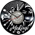 thumbnail image 2 of Beauty Salon Make Up Vinyl Record Wall Clock Retro style Wall clock Silent Home Decor Unique Art Special Home Accessories Creative Personality Gift, 2 of 8