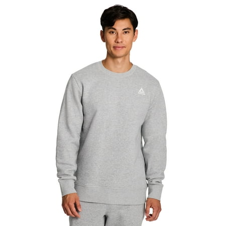 Reebok Men's and Big Men's Fleece Crewneck Sweatshirt, Sizes XS-5XL