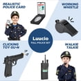 thumbnail image 4 of Disfraz de oficial de policía Luucio para niños con uniforme y acceso., 4 of 6