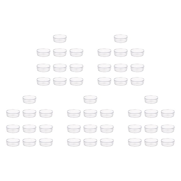 10 pcs. 35mm x 10mm Sterile Plastic Dishes with Lid for LB Plate (Transparent color)