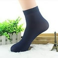 thumbnail image 3 of FADAACAI Running Socks Men Cotton Socks for Men Men's Ankle Socks Cycling Socks Mens Short Socks Summer Socks Men Navy, 3 of 3