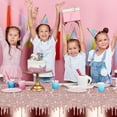 thumbnail image 6 of 3 Pack Rose Gold Sequin Tablecloth 108x54in, Glitter Diamond Plastic Table Cover for Birthday Wedding Anniversary Party, 6 of 7