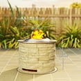 thumbnail image 3 of Outsunny Smokeless Fire Pit with Mat, 20" Firepit, Magnesium Oxide, Yellow, 3 of 10