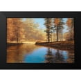 thumbnail image 2 of Romanello, Diane 14x11 Black Modern Framed Museum Art Print Titled - Autumn Creek, 2 of 5