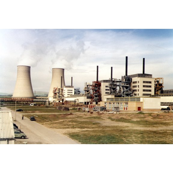 24x36 gallery poster, Calder Hall nuclear power station, after opening