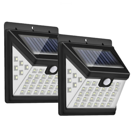 

2Pcs Outdoor 40 LED & 3 Modes IP65 Solar Lights Security PIR Sensor