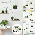 thumbnail image 1 of Removable Wall Sticker for Home Decor with Potted Rack Hanging Basket Design - Easy Peel and Stick, 1 of 9