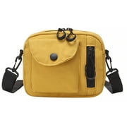 Angoily Canvas Single-shoulder Bag Fashion Messenger Bag Korean Style Casual Bag