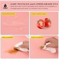 thumbnail image 4 of Refrigerator Liners Shelf Liners Washable Refrigerator Mats Kitchen Silicone Refrigerator Pads Place Mats 5PCS/Set, 4 of 7