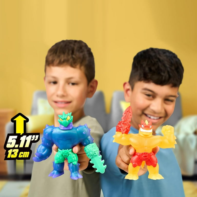 スゴイカタチスゴイキモチ2枚セット Heroes of Goo Jit Zu Meteor Madness Stretchy Flame Blazagon vs