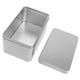 thumbnail image 4 of Mini contenedor portátil de hojalata rectangular para guardar hojas de té y dulces, ideal para el hogar - 13 x 8 x 6 cm (plateado), 4 of 5