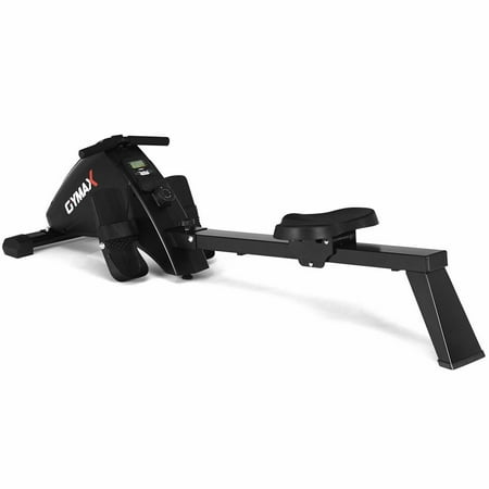 Gymax Foldable Magnetic Rowing Machine Rower w/ 10-Level Tension Resistance System