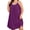 D1-Purple, variant on Sleeveless Nightgowns for Plus Women Sleepwear Wide Strap Sleep Shirt Pleated Scoopneck Lounge Dress with PocketsBlack 3X