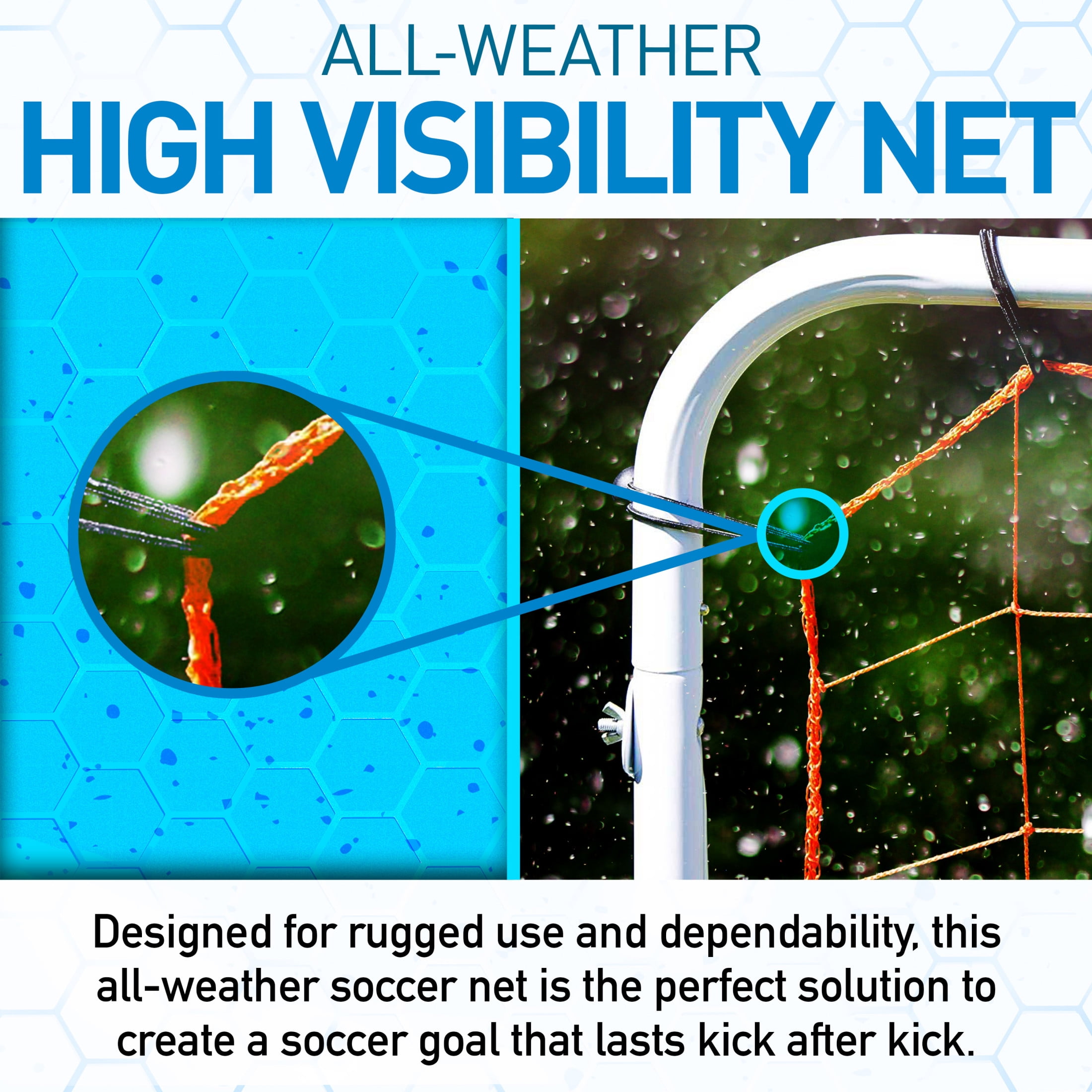 Franklin Sports 6' x 12' All-Weather Replacement Net with Bungees