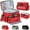 Red, variant on 1-Pack Extra-Large Lockable Pill Organizer Bag with Combination Lock, Double-Layer Medicine Storage Case with 3 Removable Pouches, Food-Safe Red Travel Medicine Bag with Shoulder Strap for Home