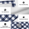 thumbnail image 5 of Navy Blue Check Outdoor Rug 4x6 Ft, Non Slip Washable Area Rug, Farmhouse Buffalo Plaid Blue Patio Rugs Carpet Runner, Large Floor Mat for Indoor/Outdoor Deck Porch Camping, 5 of 8