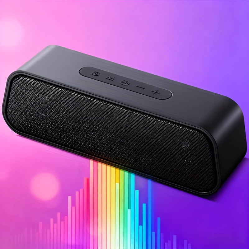 Portable Wireless Speaker Stereo Wireless 5.4 TWS Pairing and Bass - High-Quality Dual Speaker System FM Radio/AUX/TF Card Suitable for Home Outdoor Travel Parties