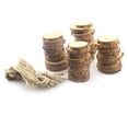 thumbnail image 4 of Sencillas rebanadas de madera CRABAJA HACER PROPORTE Círculos de madera Decoración para el hogar Proporador de colgantes Props para diferentes embarcaciones haciendo uso de 50 piezas Speravity HA012327-00, 4 of 7