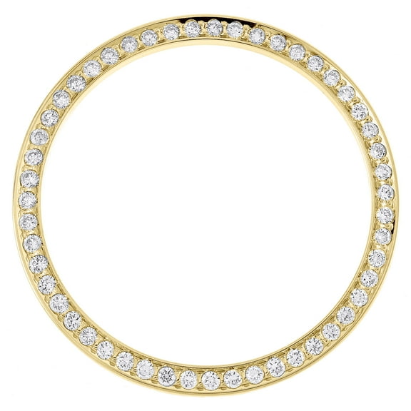 Custom Diamond Bezel For Rolex DateJust 36 Fits 36mm Watch Bead Set 1.10 CT.